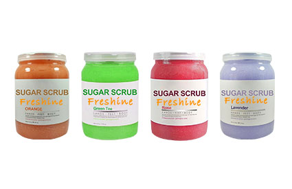 Freshine Sugar Scrub, Salt Soak, Mud Mask, Massage Lotion Factory