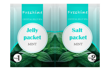 Freshine Jelly Pedicure SPA 2 in 1 Kit Peppermint
